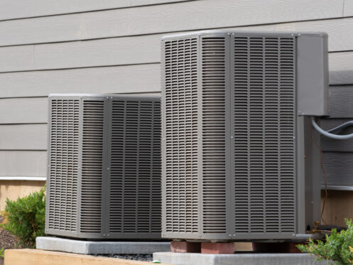 Air conditioning units outside Douglas home
